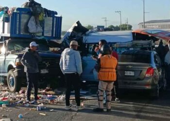 Choque muertos en Tecámac