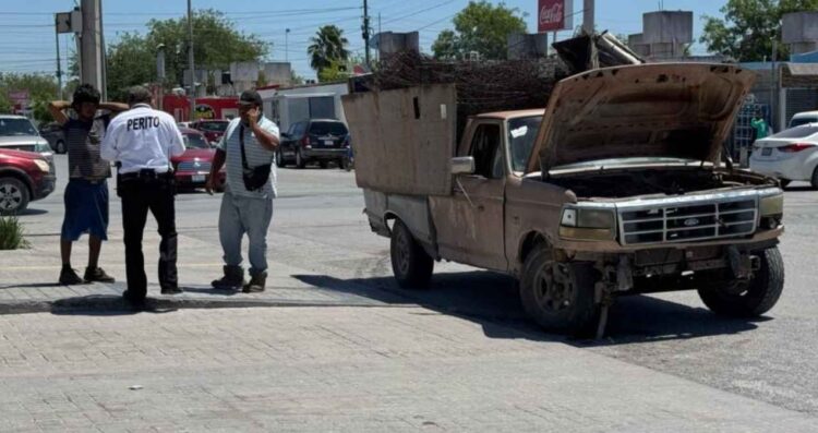 Choque recolectora vehículo Matamoros