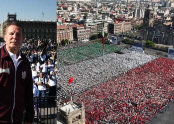 ¿Cuántas personas fueron a la Clase de Boxeo en el Zócalo?