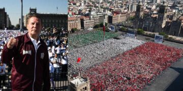 ¿Cuántas personas fueron a la Clase de Boxeo en el Zócalo?