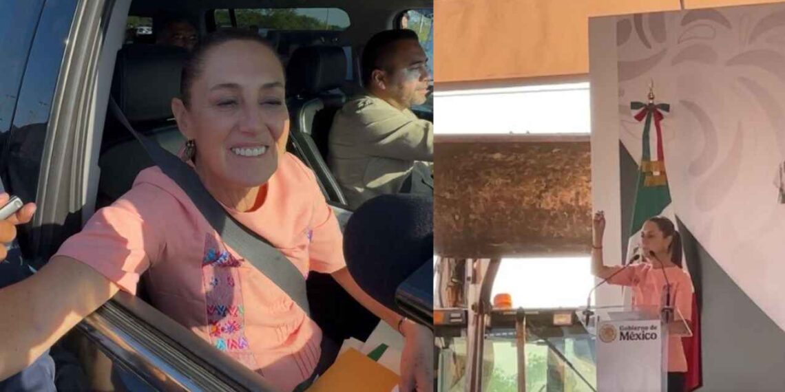 Claudia Sheinbaum llega a Matamoros, Tamaulipas, para el arranque de obras del “Programa de Vivienda para el Bienestar”