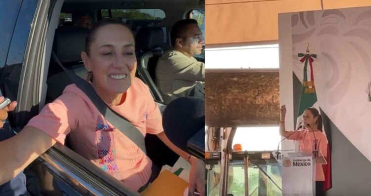 Claudia Sheinbaum llega a Matamoros, Tamaulipas, para el arranque de obras del “Programa de Vivienda para el Bienestar”