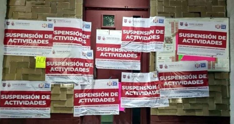 Clausuran academia Ollin Cuauhtémoc