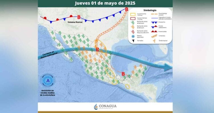 Clima 1 mayo México