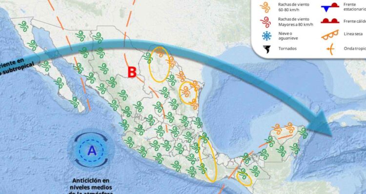 Clima 22 abril México