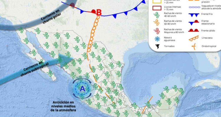 Clima 25 abril México