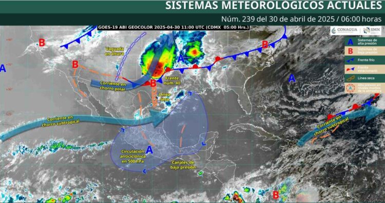 Clima en México: ¿Dónde habrá chubascos y lluvias puntuales este miércoles?