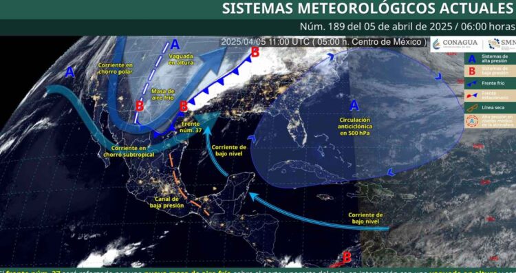 Clima en México: ¿En qué estados dejará afectaciones la nueva masa de aire frío?