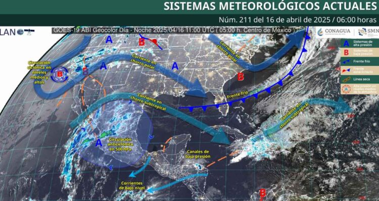 Clima en México: ¿Lluvia o altas temperaturas para este miércoles 16 de abril?