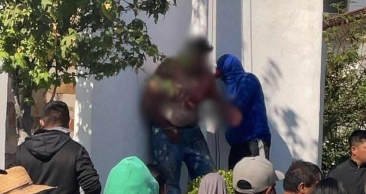 Sujeto señalado de secuestro de menor es linchado en Tlaxcala