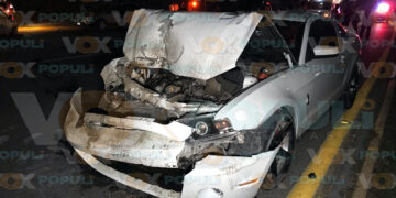Conductor ebrio provoca choque múltiple y deja lesionados en Ciudad Victoria