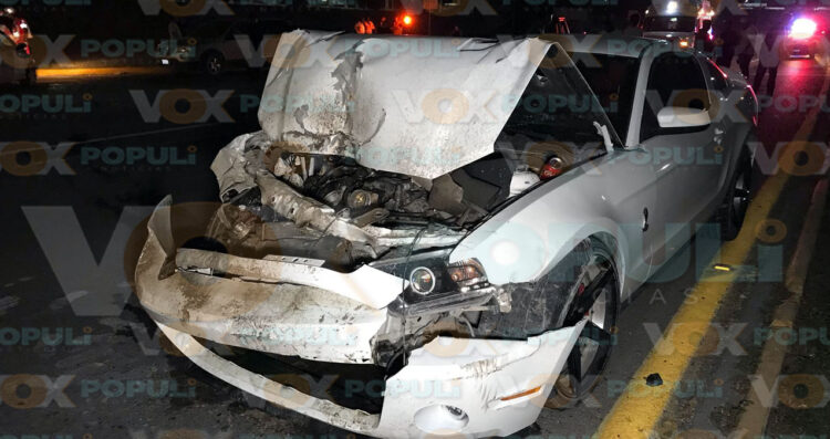 Conductor ebrio provoca choque múltiple y deja lesionados en Ciudad Victoria