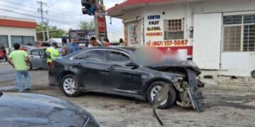 Dama joven heridos Nuevo Laredo