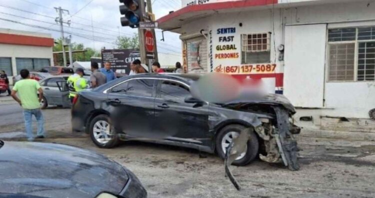 Dama joven heridos Nuevo Laredo