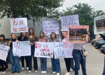 Manifestación pacifica por caso de Dámazo en Palacio de Justicia