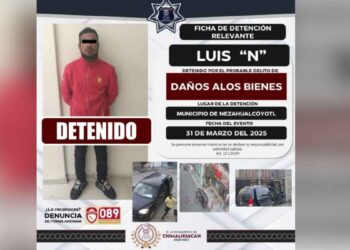 Detienen a Luis N tras intento de secuestro a estudiante en Chimalhuacán