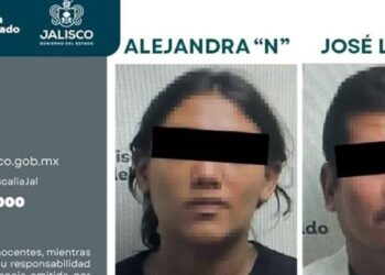 Detienen pareja robo Guadalajara