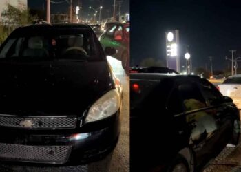 Ebrio conductor provoca 'carambola' vehicular en Matamoros, Tamaulipas