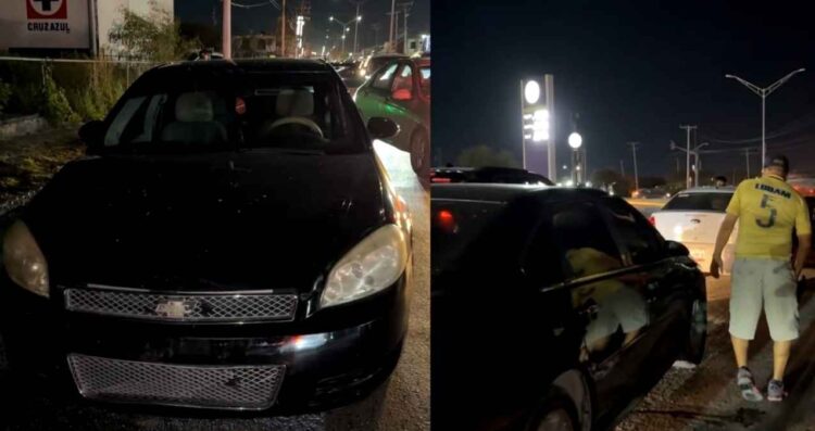 Ebrio conductor provoca 'carambola' vehicular en Matamoros, Tamaulipas