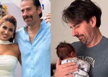 Eduardo Videgaray se muestra como un papá orgulloso con su bebé Ferrán