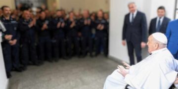 Visitó el Papa Francisco esta cárcel de Roma el Jueves Santo
