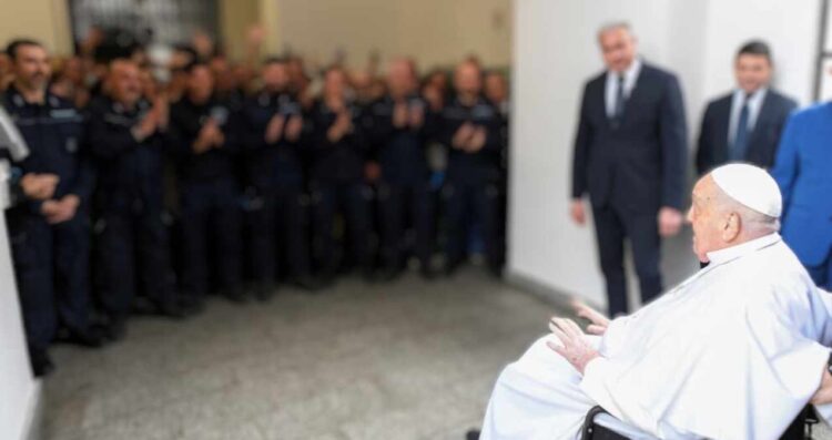 Visitó el Papa Francisco esta cárcel de Roma el Jueves Santo