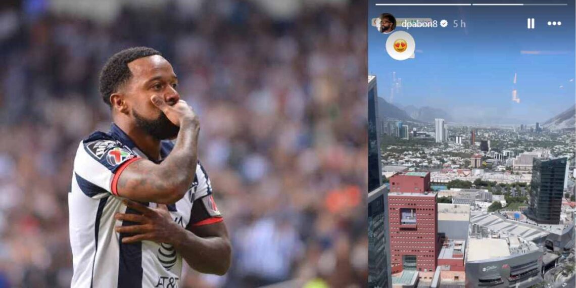 El jugador Dorlan Pabón visita Monterrey, Nuevo León