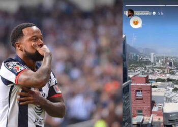 El jugador Dorlan Pabón visita Monterrey, Nuevo León