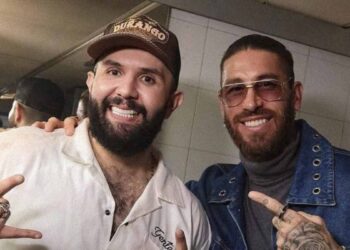 Qué hacen el futbolista Sergio Ramos y Carín León juntos