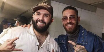 Qué hacen el futbolista Sergio Ramos y Carín León juntos