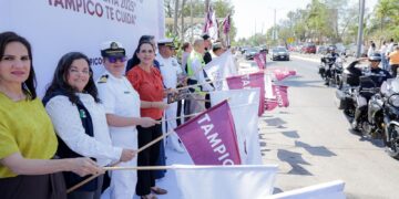 Encabeza Mónica Villarreal Arranque del Operativo Tampico Te Cuida para Semana Santa 2025