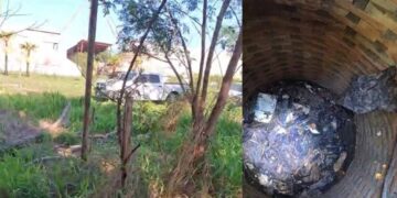 Encuentran restos humanos en alcantarilla de Río Bravo, Tamaulipas