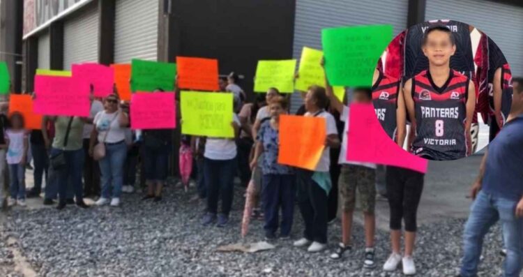 Familiares piden justicia para Kevin, jovencito que presuntamente fue atropellado por un camión de paquetería en Cd. Victoria, Tamaulipas