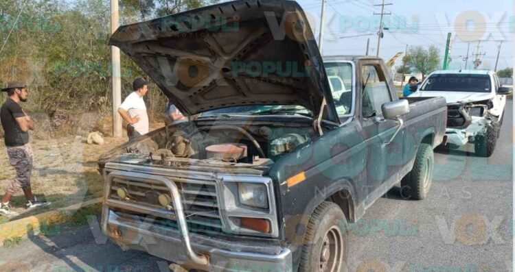 Fuerte choque frente al Cuerudo Tamaulipeco paraliza la entrada a Ciudad Victoria