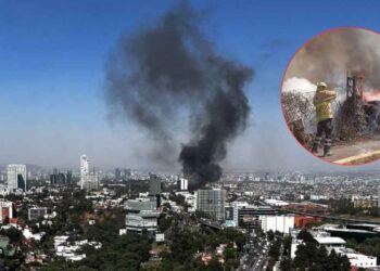 incendio Santa Fe CDMX