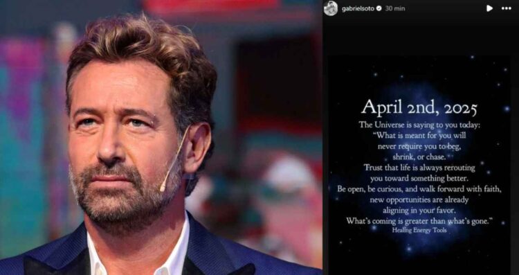 Gabriel Soto comparte reflexión tras fotos de su ex Irina Baeva con Giovanni Medina 