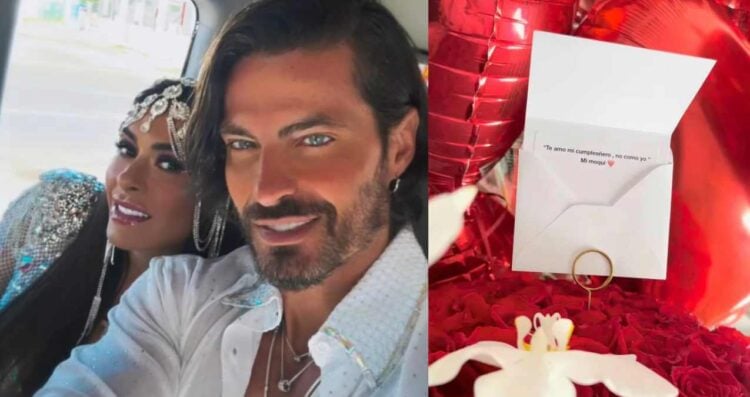 Galilea Montijo celebra el cumpleaños de su novio Isaac Moreno con amor