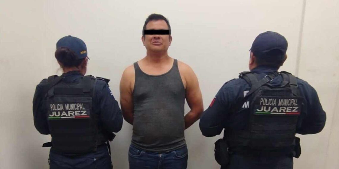 Tras agredir con un machete a su pareja es detenido en Juárez, NL