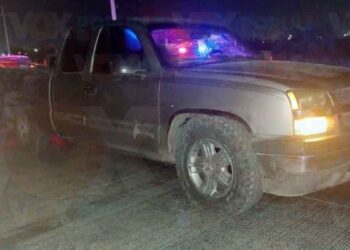 Imprudencia al volante causa choque por alcance en Nuevo Laredo, Tamaulipas