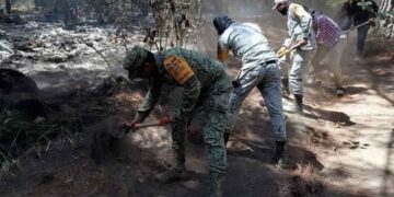 Incendio activo Tepoztlán
