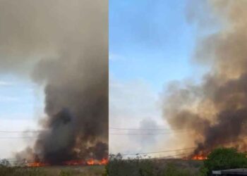 Incendio controlado Hualahuises