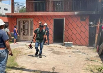 Incendio en vivienda de Reynosa, Tamaulipas, moviliza a cuerpos de emergencia