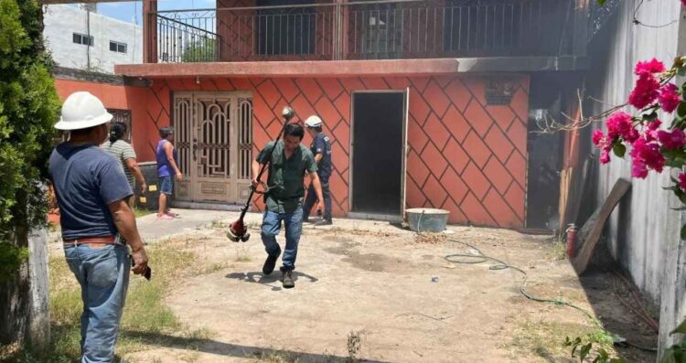 Incendio en vivienda de Reynosa, Tamaulipas, moviliza a cuerpos de emergencia