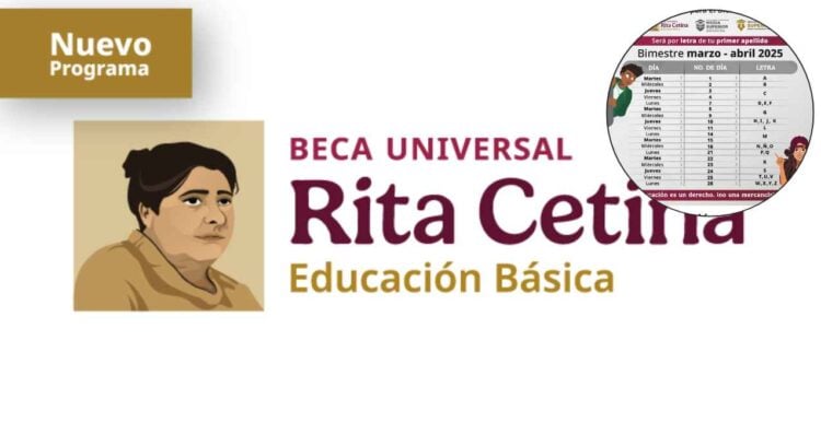 Inicia la entrega de la Beca Rita Cetina del bimestre marzo-abril 2025: Así quedó el calendario