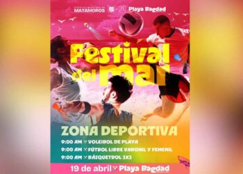 Invita el Gobierno de Matamoros a unirse a la Zona Deportiva del Festival del Mar 2025