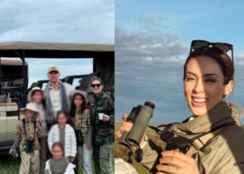 Jacky Bracamontes comparte su emocionante viaje en globo con toda la familia