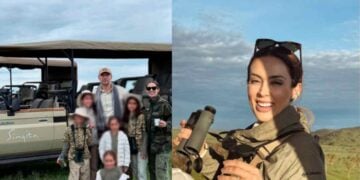 Jacky Bracamontes comparte su emocionante viaje en globo con toda la familia