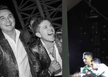 Josi Cuen y Jorge Medina sorprenden a fans afuera del Auditorio 