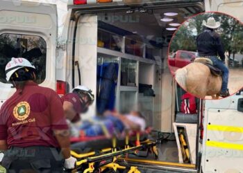joven jinete herido El Mante