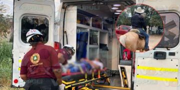 joven jinete herido El Mante